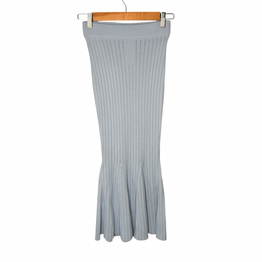 Nwt Sierra Darien Flared Knit Skirt - Baby Blue — image 4 of 8